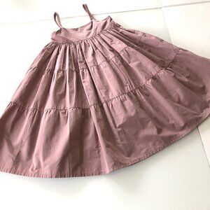 Christina Rohde Mauve Tiered Dress
